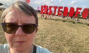 Bethan Davies at the National Eisteddfod in Wrexham