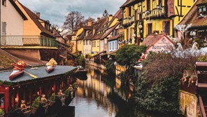 Timber-framed houses in Colmar, France